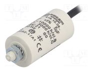 Capacitor: motors, run; 5uF; 425VAC; Ø28x55mm; -25÷85°C; ±5% DUCATI ENERGIA