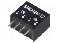 Converter: DC/DC; 2W; Uin: 21.6÷26.4VDC; Uout: 12VDC; Iout: 33÷167mA MEAN WELL