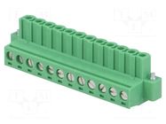 Pluggable terminal block; 5.08mm; ways: 12; straight; plug; female PHOENIX CONTACT