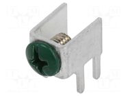 Terminal: screw terminal; THT,screw terminal; green; 7.5x5mm KEYSTONE