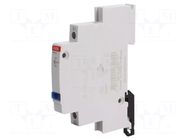LED indicator; 115÷250VAC; for DIN rail mounting; 9mm ABB