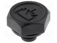 Fill plug; without side hole; Thread: M10; Overall len: 16mm ELESA+GANTER