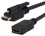 HDMI ADAPTER, TYPE A PLUG-RCPT, PVC