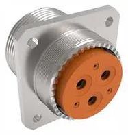CIRCULAR CONN, RCPT, 6POS, WALL MOUNT