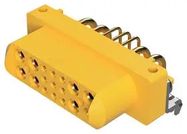 RECT PWR CONN, R/A RCPT, 17POS, PCB