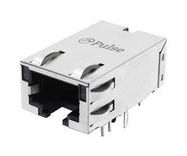 RJ45 JACK W/ LED, R/A, 100BASE-T, 8P8C