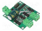 DC-motor driver; Icont out per chan: 7A; Uin mot: 7÷24V; Ch: 2 DFROBOT