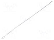 Cable tie; coral,multi use; L: 273mm; natural; polyamide; 100pcs. KSS WIRING
