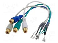TV tuner adapter; RCA; wires,RCA socket x4 4CARMEDIA
