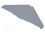 Separating plate; ways: 16; Marking: A..P WEIDMÜLLER