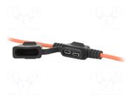 Fuse holder; 19mm; 30A; on cable; Leads: leads x2; UL94V-0; 32V LITTELFUSE