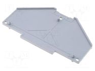 Separating plate; ways: 4; Marking: 1-4 WEIDMÜLLER