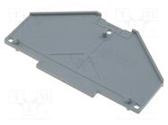 Separating plate; ways: 4; Marking: A..D; -25÷70°C; UL94V-0 WEIDMÜLLER