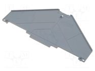 Separating plate; ways: 8; Marking: 0-7 WEIDMÜLLER