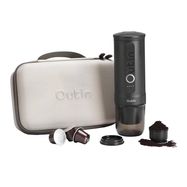 Outin Nano 7500mAh Portable Coffee Maker Set (Gray) + Protective Case, OUTIN