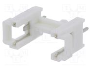 Fuse holder; cylindrical fuses; THT; 5x20mm; -30÷85°C; 6.3A; white Stelvio Kontek