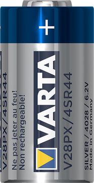 Professional Electronics 4SR44 (4028) Battery, 1 pc. in blister - silver Oxide-Zinc Battery, 6.2 V