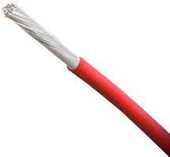 HOOK UP WIRE,100FT,18AWG,COPPER,PPO,RED