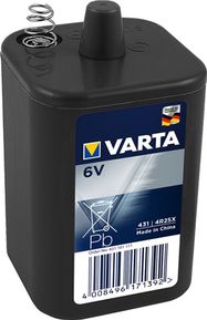 Longlife 4R25X (431) Battery, 1 pc. in shrink wrap - Zinc chloride battery, 6 V