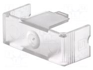 Cover; -40÷85°C; UL94V-0; transparent; OGN,OGN-SMD SCHURTER