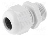 Cable gland; M20; 1.5; IP68; polyamide; grey; HELUTOP HT-M HELUKABEL