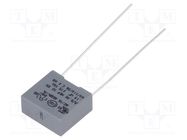 Capacitor: polypropylene; X2; R46 Miniature; 150nF; 13x6x12mm; THT KEMET