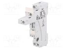 Socket; PIN: 5; 12A; 300VAC; on panel,for DIN rail mounting RELPOL