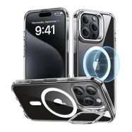 ESR Classic Hybrid (HaloLock) case with stand for iPhone 16 Pro (transparent), ESR