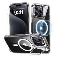 ESR Classic Hybrid (HaloLock) case with stand for iPhone 16 Pro Max (transparent), ESR