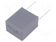 Capacitor: polypropylene; R76; 470nF; Uoper: 1.6kVDC; 650VAC; THT KEMET