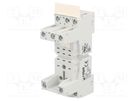 Socket; PIN: 11; 10A; 300VAC; on panel,for DIN rail mounting RELPOL