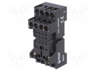 Socket; PIN: 14; 6A; 250VAC; for DIN rail mounting; -40÷70°C 