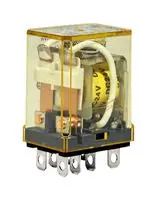 POWER RELAY, DPDT, 240VAC, 10A, SOCKET