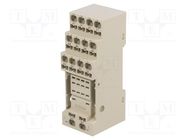 Socket; PIN: 14; for DIN rail mounting; MY 