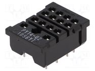 Socket; PIN: 14; 5A; 250VAC; PCB; for PCB; -55÷70°C; MY4 OMRON