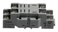 RELAY SOCKET, 8 PIN, 10A, DIN RAIL