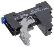 RELAY SOCKET, 5 PIN, 12A, DIN RAIL