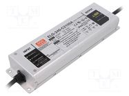 Power supply: switching; LED; 240W; 57÷115VDC; 1050÷2100mA; IP65 MEAN WELL