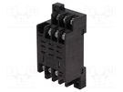 Socket; PIN: 11; for DIN rail mounting; Series: LY3 OMRON