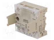 Socket; PIN: 6; for DIN rail mounting; G7L OMRON