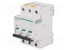 Circuit breaker; 400VAC; Inom: 25A; Poles: 3; Charact: B; 10kA; IP20 SCHNEIDER ELECTRIC