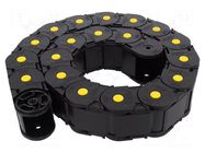Cable chain; Protection; Bend.rad: 100mm; L: 1000mm BREVETTI