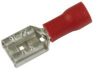 TERMINAL, FEMALE DISCONNECT, 0.25IN, RED