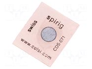 Temperature indicator; 71°C; °C; 14x16mm; Waterproof-CelsiDot SPIRIG