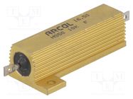 Resistor: wire-wound; screw; 10kΩ; 50W; ±1%; 49.1x29.7x14.8mm ARCOL