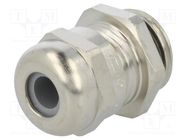 Cable gland; M16; 1.5; IP68; brass; Body plating: nickel HUMMEL