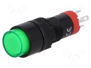 Switch: push-button; Pos: 2; SPDT; 0.5A/250VAC; 1A/24VDC; ON-(ON) ONPOW