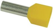 TERMINAL, FERRULE, 14 X 4.9MM, YELLOW