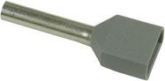 TERMINAL, FERRULE, 10 X 1.8MM, GREY