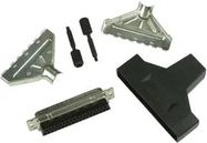 D SUB SHELL, PLUG, SIZE 4, STEEL